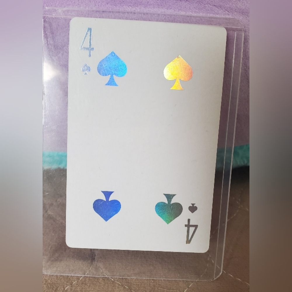 Dior Joy Playing Card 4 Of Spades